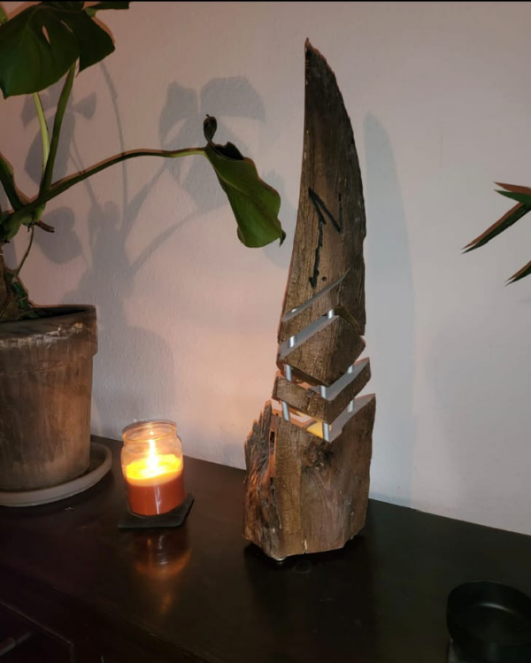 Naturholz Lampe